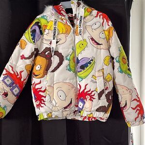 Members Only Women's Rugrats Bomber Jacket Multicolor Size S
